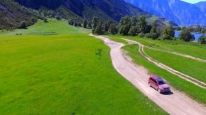 Какой же он красивый Горный Алтай. Видео, снятое с птичьего полета.