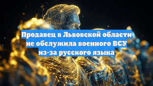 Продавец в Львовской области не обслужила военного ВСУ из-за русского языка