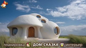 Сказочный дом мечты – 3D идея для вдохновения с планировкой и интерьером 🏡🏚️🏠 вариант (443)