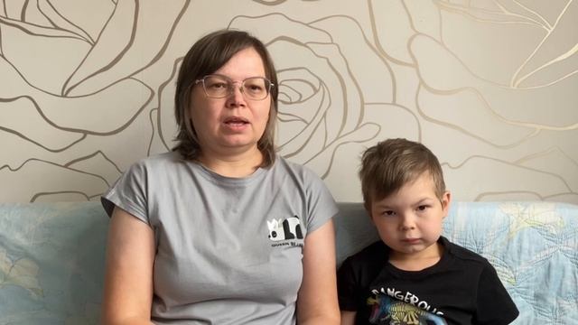 Видеоблагодарность мамы Андрея Петрова