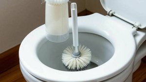 Туалетный ёршик падает. Модернизируем и вешаем.