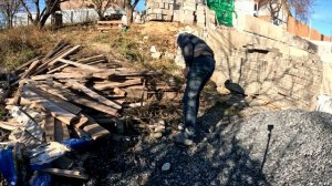 Небольшой субботник на стройке