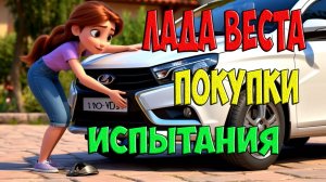 Лада Веста - подготовка в зиму, покупки, наблюдения, испытания
