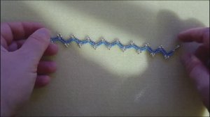 Мастер класс\ Браслет из бисера/ " Молния"\ МК