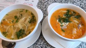 Как кормят в поездах РЖД. Еда в вагоне - ресторане.