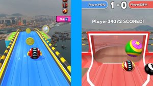 Going balls All Levels Gameplay IOS Android Going Balls level 1128 Bonus level Goal ball