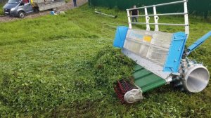 Косилка Brielmaier - на полигоне ТБО «Кучино» в г. Балашиха