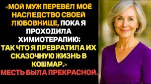 Муж перевёл моё наследство своей любовнице, пока я проходила химиотерапию, но я…