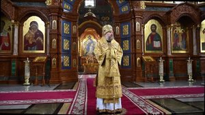 Проповедь митрополита Леонтия в Благовещенском кафедральном соборе.