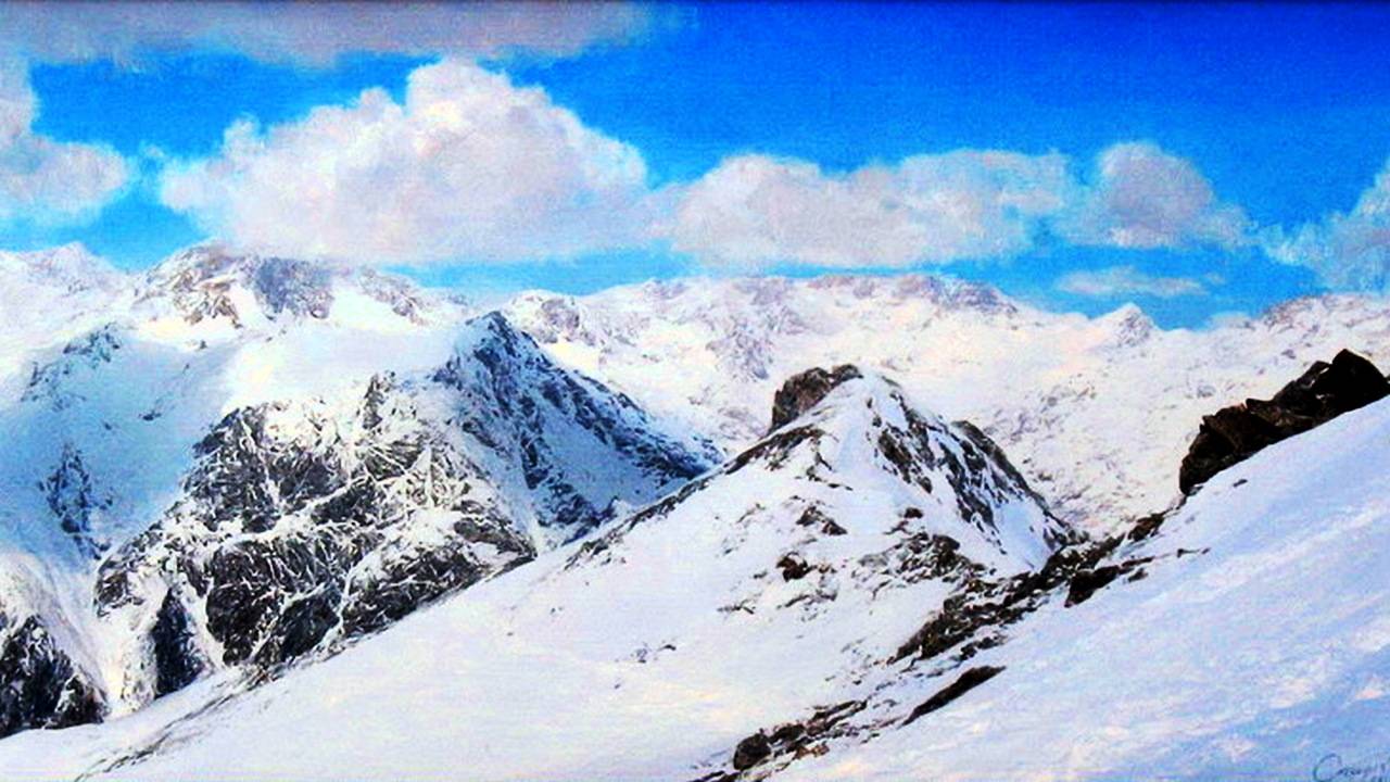 Горные пейзажи художника Айдемира Саидова