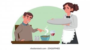 LESSON ➤  THE MEAL WASN´T GOOD ENOUGH  IN THE RESTAURANT