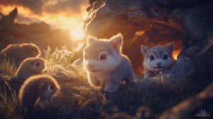 Уютная гавань мечты: волшебный мир добрых мышек и гармонии 🌿🏡✨