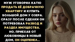 ИСТОРИЯ ИЗ ЖИЗНИ/Муж уговорил меня продать свою квартиру и купить дом у озера