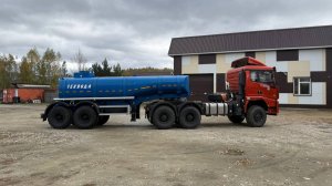 Отгрузка седельных тягачей SHACMAN Х3000 с полуприцепом-цистерной ППЦ-17