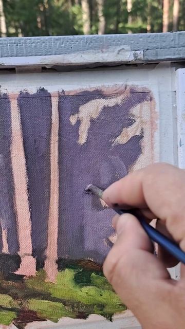 Пленэр в лесу