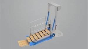 ⚓ Судовой бортовой трап-сходня с гидравлическим приводом | Marine hydraulic boarding ramp (gangway)