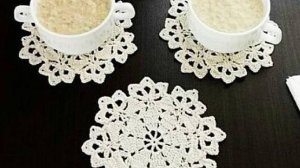 Салфетка крючком пошаговый МК для начинающих. Как связать салфетку крючком  Урок 164 Crochet napkin