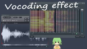 Эффект похожий на vocoding через эквалайзер в Edison