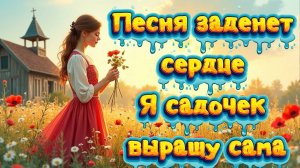 Песня, что заденет сердце — “Я садочек выращу сама” 2025 На мои стихи