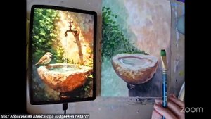 Рисование с Александрой Абросимовой
