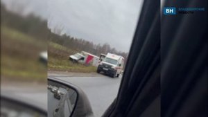 В Муроме произошло серьезное ДТП ВАЗ съехал в кювет, а ГАЗель разорвало на части