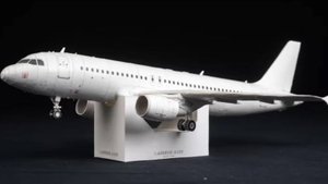 Airbus A320 Family Assembly Instructions Video. Бумажная модель семейства А320.