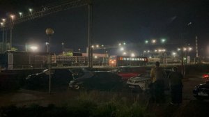 «Поздним вечером!» Рельсовый автобус РА1 на ст.Михайловский Рудник, 2025 год