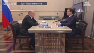 Председатель Правительства Михаил Мишустин встретился с главой Роскачества М. Протасовым, 5 ноября