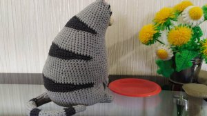 Кошка Хлоя, ч.4. Chloe's cat, р.4. Amigurumi. Crochet.  Вязать игрушки, амигуруми.