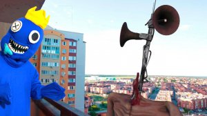 РАДУЖНЫЙ друг СИНИЙ из РОБЛОКС спас нас СИРЕНОГОЛОВОГО