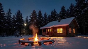 Асмр звуки костра и зимней природы для расслабления и разгрузки нервной системы.