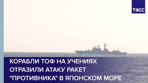 Корабли ТОФ на учениях отразили атаку ракет "противника" в Японском море
