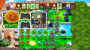 Plants vs. Zombies [PS3] [2 Player] Co-Op Gameplay Pool