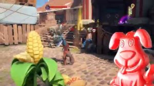 Зомби-туалет вместе с Йети атакуют Кукурузу и желейного Стасика Plants vs Zombies