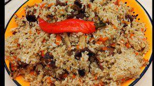 Во дворе на огне,  плов на выезде 🍚🥕😋