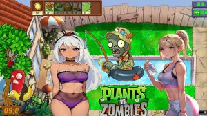 Plants vs Zombies Бассейн 1-4 Eco Version