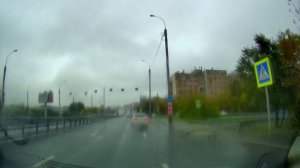 Движение на автомобиле от СНТ "Лесные Зори" в Тюмень на Логунова, Геологоразведчиков и на Киевскую