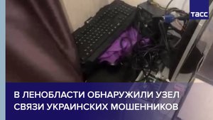 В Ленобласти обнаружили узел связи украинских мошенников
