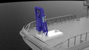 ⚓ Спуско-подъёмное устройство ТНПА 80 кН | ROV Launch & Recovery System 80 kN | Marine LARS