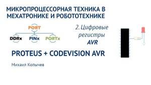 Л.2. Цифровые регистры портов ввода_вывода AVR (DDRx, PORTx, PINx)