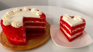Нежный и воздушный «Красный Бархат»...🍰☕😋    Рецепт ⤵️