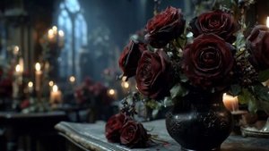 ASMR Gothic Vampire Mansion 🩸 Dark Aesthetic Horror Ambience