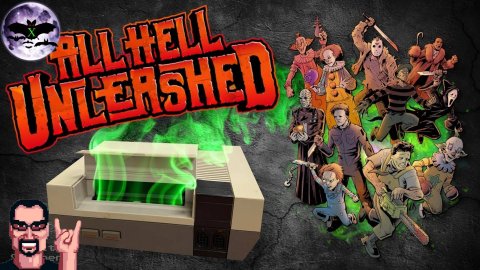 🎃 All Hell Unleashed v6.66 прохождение | Игра (Dendy, Nes, Famicom, 8 bit) FanGame HomeBrew Стрим