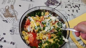 весенний вкус салатика 🍅🌽🥦👍