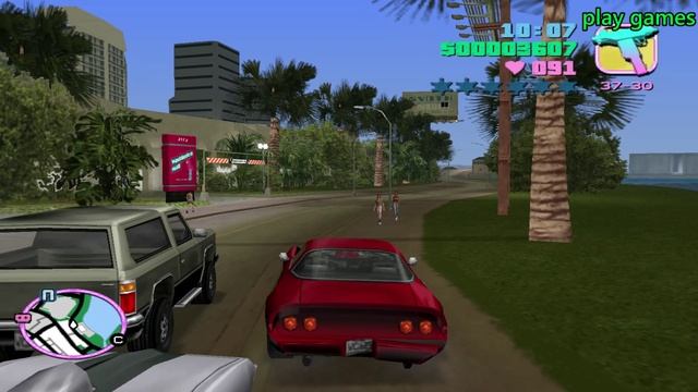 прохождение  игры   GTA - Vice City Часть 2   без комментариев