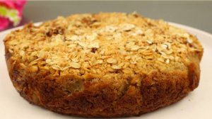 Овсяный пирог с вишней без сахара! Без муки! Без яиц!