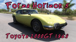 Восточная жемчужина спешит навстречу солнцу! Toyota 2000GT 1969 в Forza Horizon 5 🚗🌞