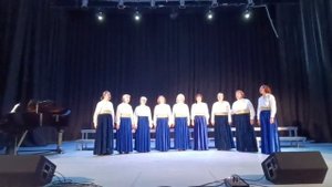 Пою с ансамблем.Репетиция на фестивале в Туле.