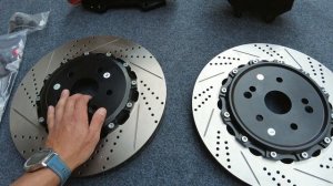 Усиленные тормоза Dicase DR6 355мм + 4pot суппорта 355mm с электроручником для Geely Coolray