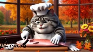 Рецепты от кота-Маркиза. Фаршированная горбуша.